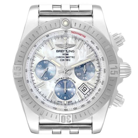 breitling chronomat b13350|breitling mother of pearl.